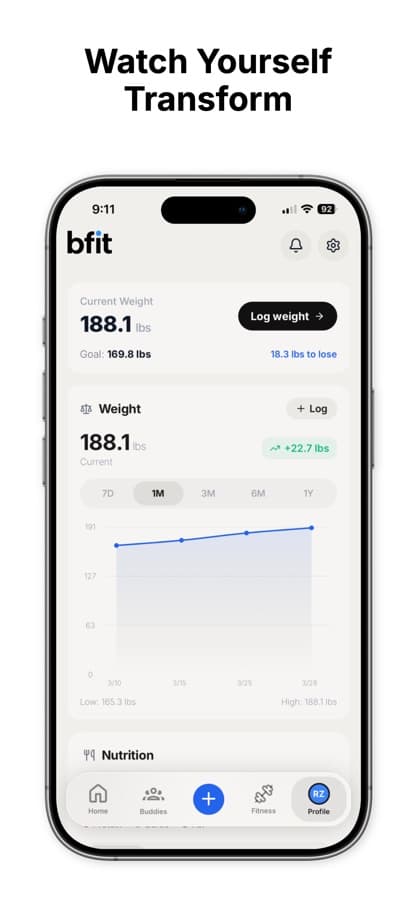 Bfit - Social Fitness app screenshot 8